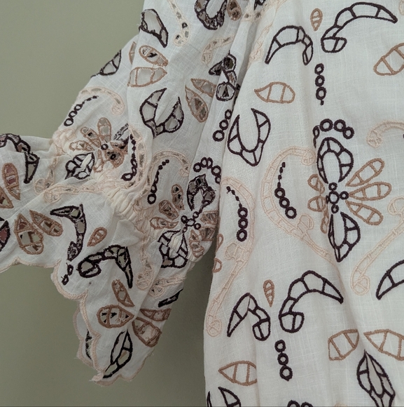 NWT Anthropologie Eyelet Blouse, size M - Picture 5 of 9